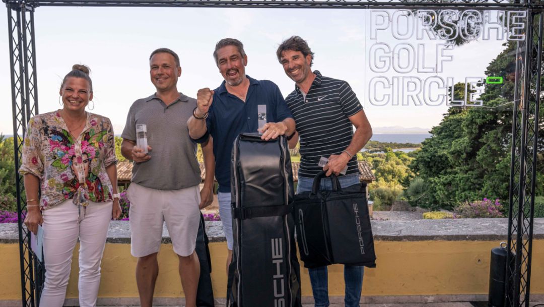Sieger des Porsche Golf Circle Festival Turniers, Porsche Golf Circle Festival, Mallorca, 2023, Porsche AG