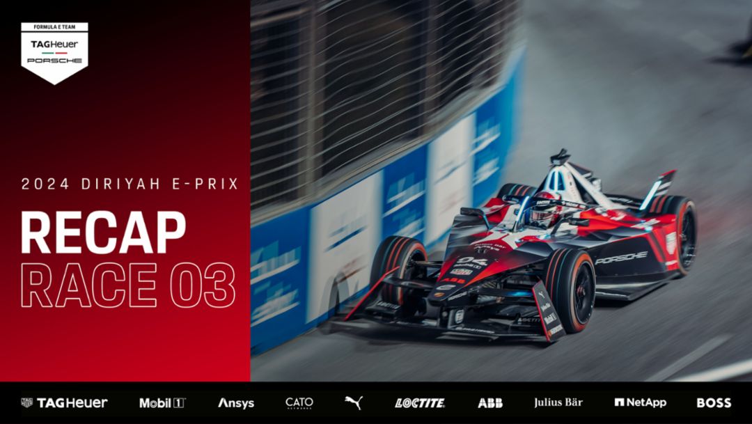 Season 10, Race 03, Diriyah, E-Prix, 2024, Porsche AG