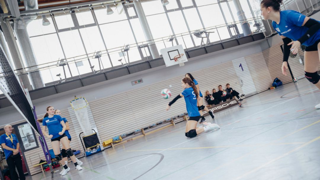 Feriencamp Volleyball, Porsche-Sportförderung Leipzig, 2025, Porsche AG