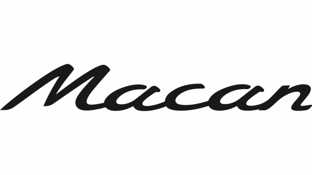 Macan Schriftzug, Porsche AG