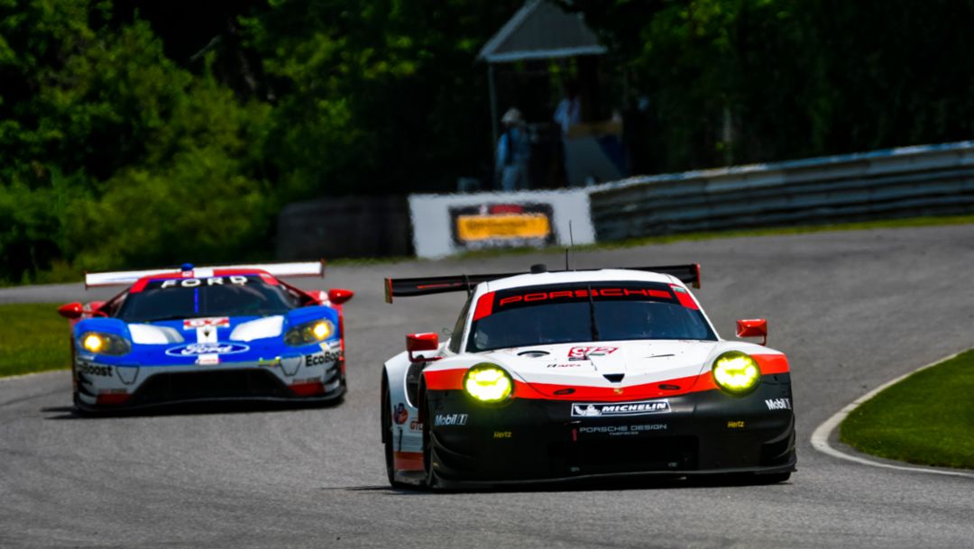 Third pole position in three weeks for the new 911 RSR