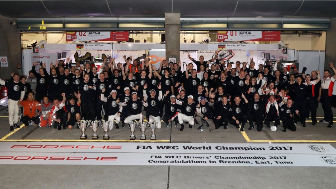 Porsche LMP1 Team, WEC, Shanghai, race, 2017, Porsche AG