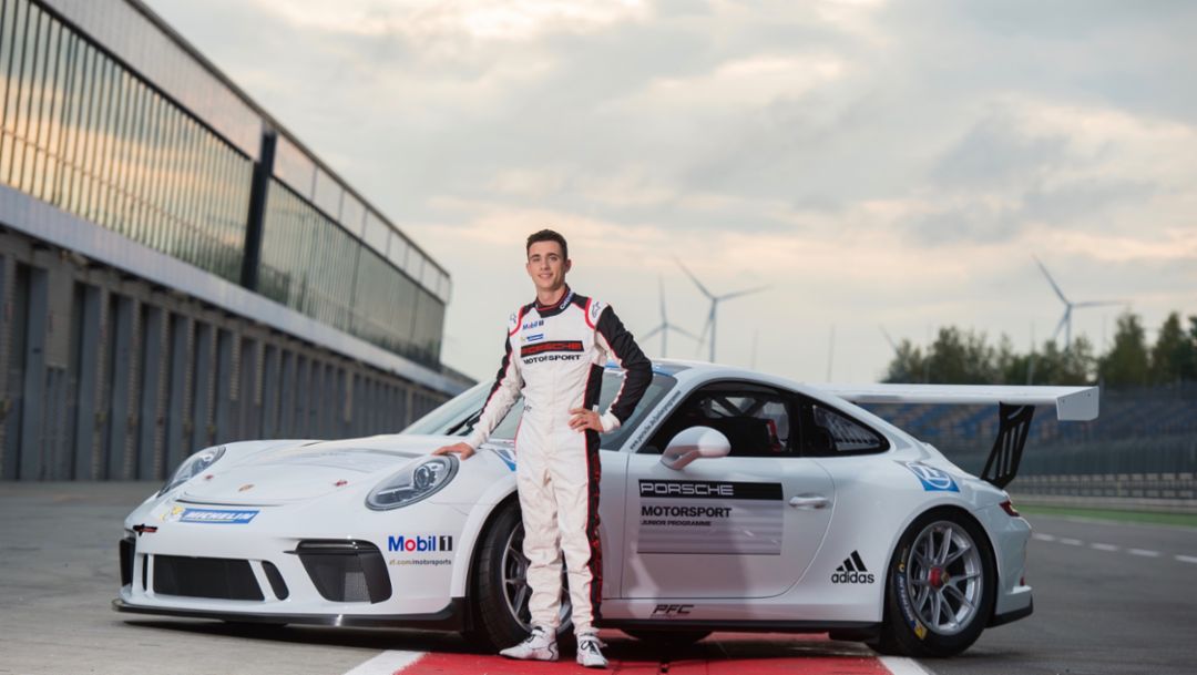 Julien Andlauer impresses at talent shootout to become Porsche Junior