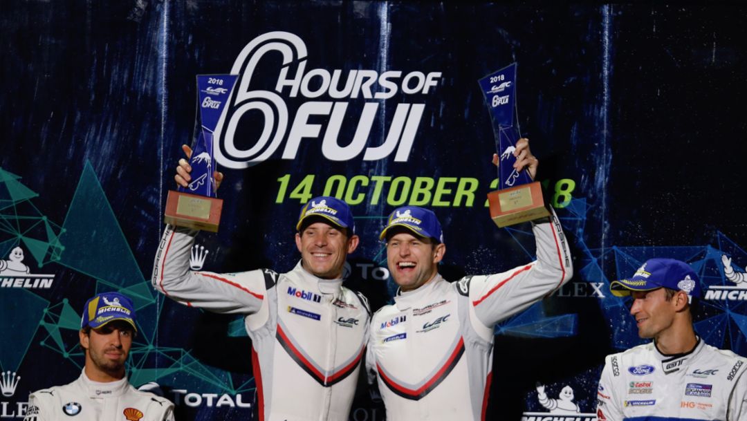 Porsche extends championship lead after win at Fuji