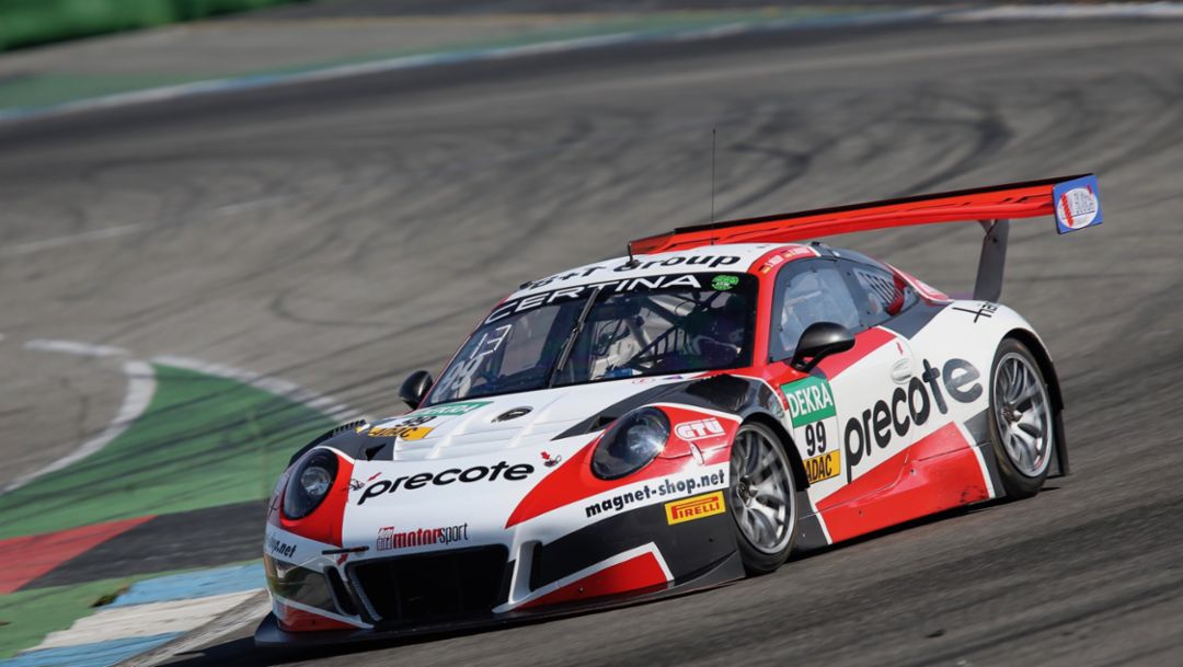 Four Porsche 911 GT3 R tackle the ADAC GT Masters