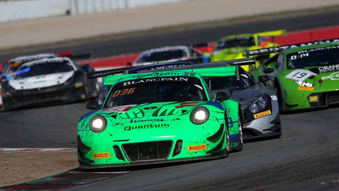 Class podium and tenth overall for the Porsche 911 GT3 R in Spain