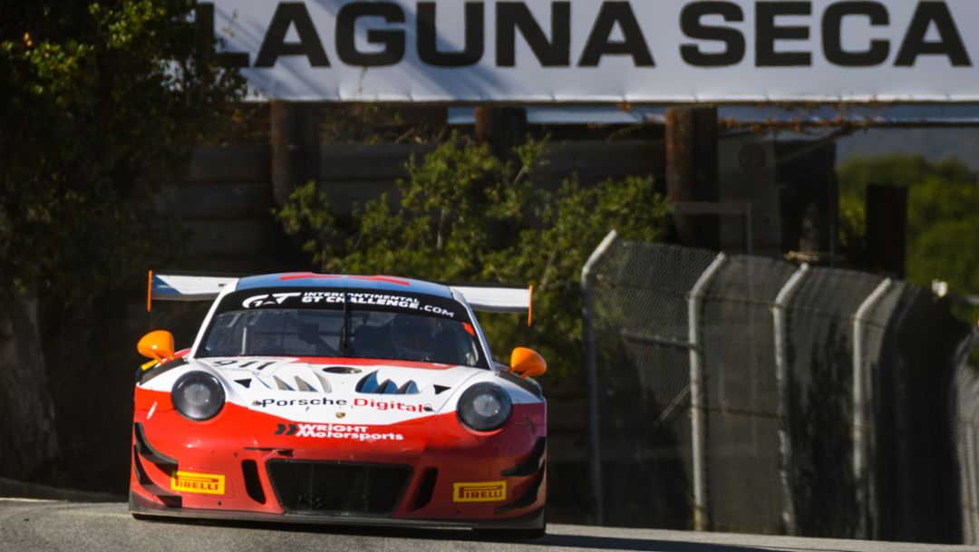 Fourth place for the Porsche 911 GT3 R at the season finale in the USA