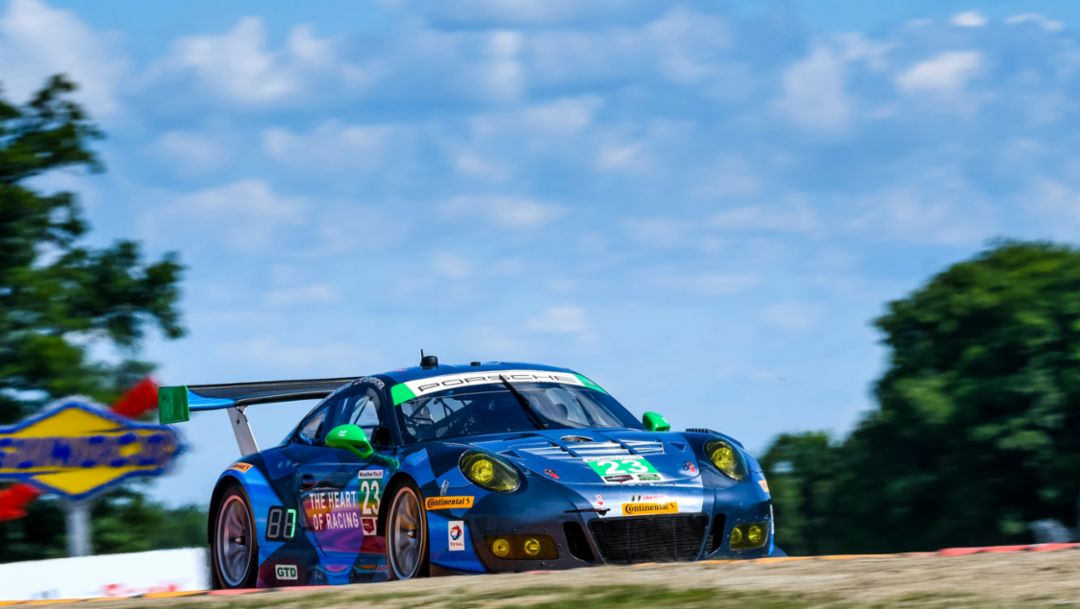 Podium for 911 GT3 R