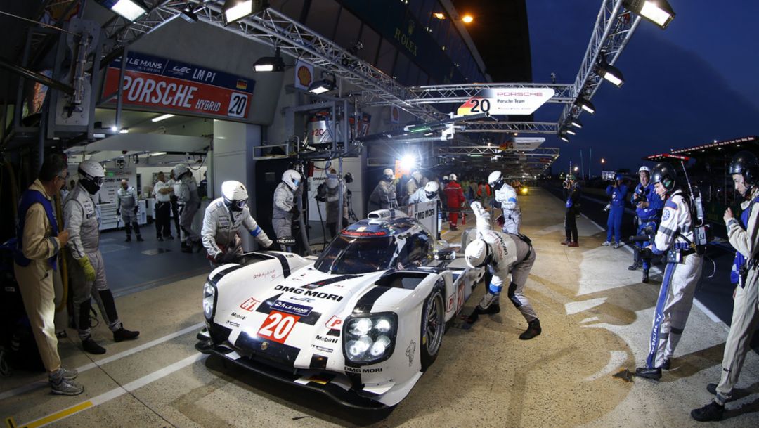 Qualifying in Le Mans