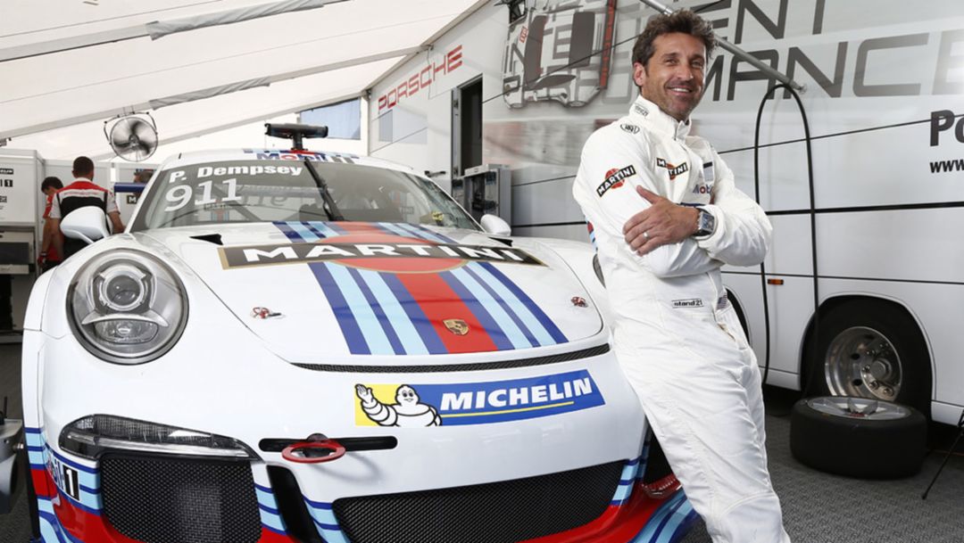 Patrick Dempsey continues with Porsche