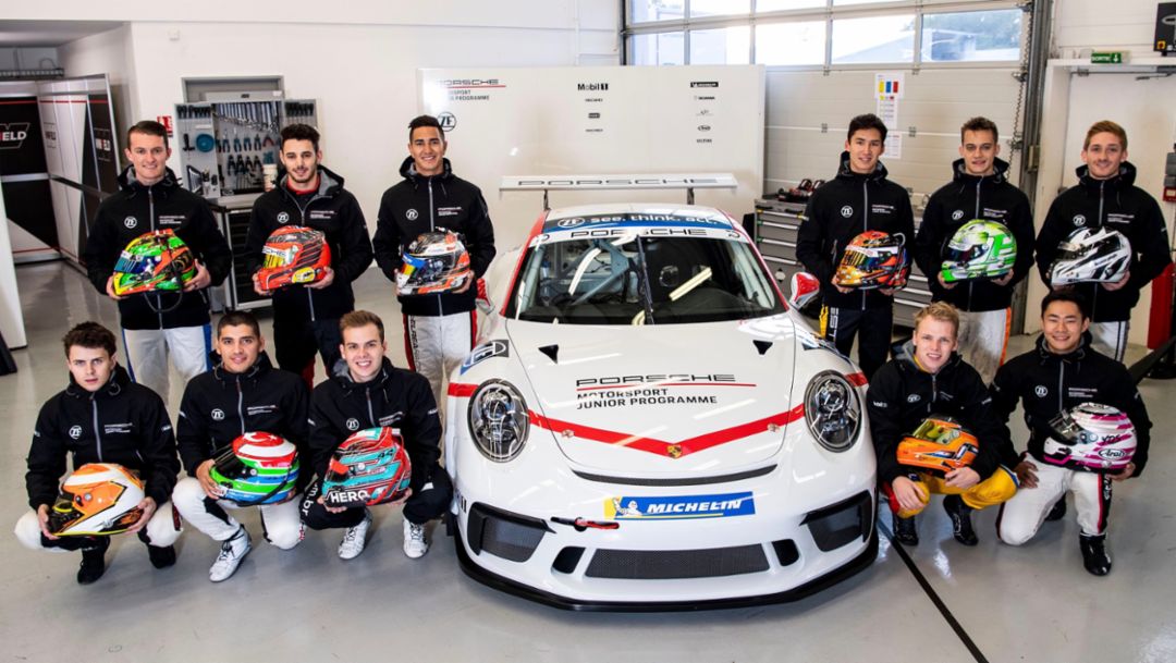 911 GT3 Cup, Porsche Junior selection process, Le Castellet, France, 2018, Porsche AG