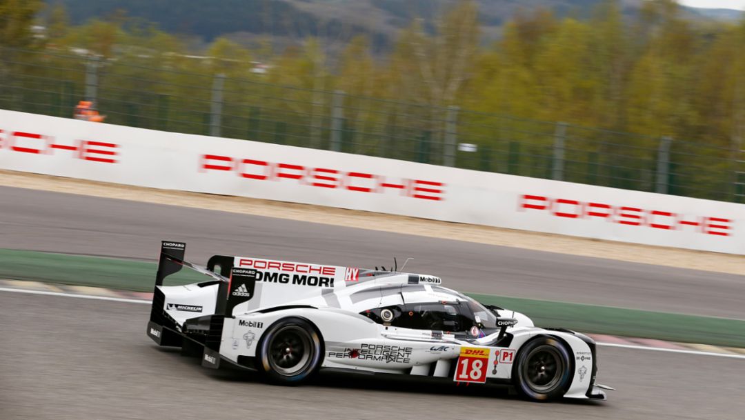 Porsche 919 Hybrids dominate in Spa