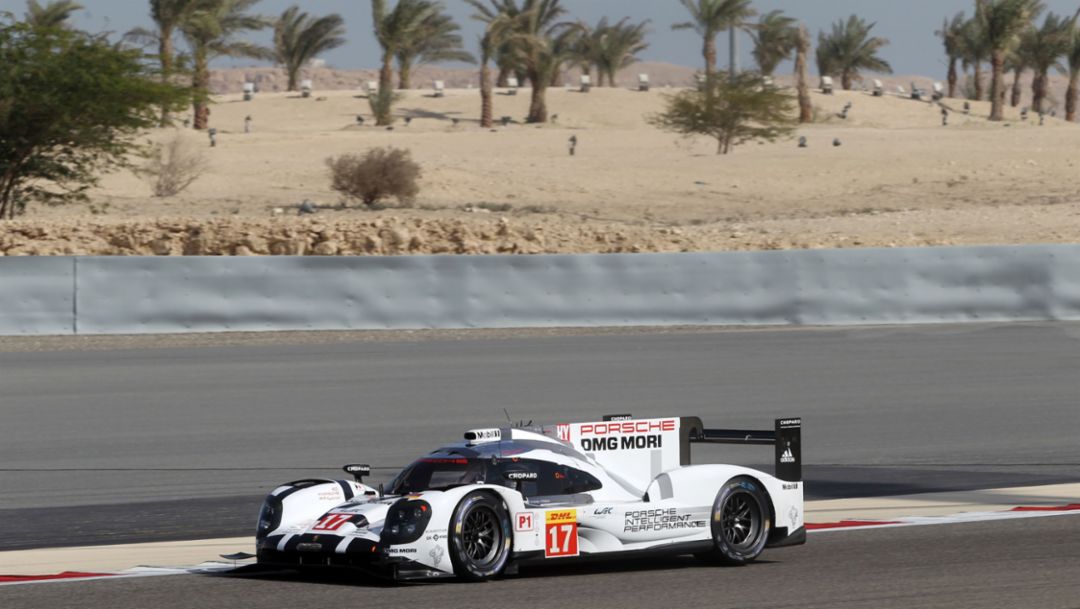 Porsche 919 Hybrid, LMP1 test, WEC Bahrain, 2015, Porsche AG