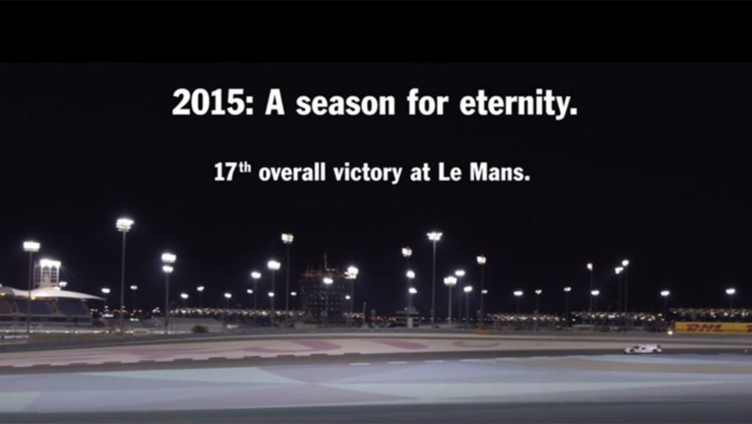 2015: A season for eternity. 