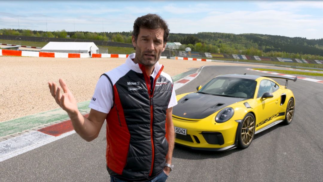 Mark Webber, 911 GT3 RS, 2018, Porsche AG