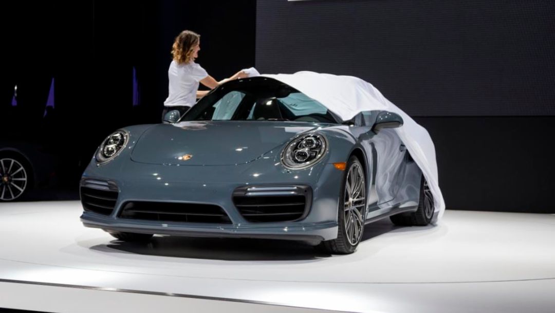 911 Turbo, North American International Auto Show, Detroit, 2016, Porsche AG