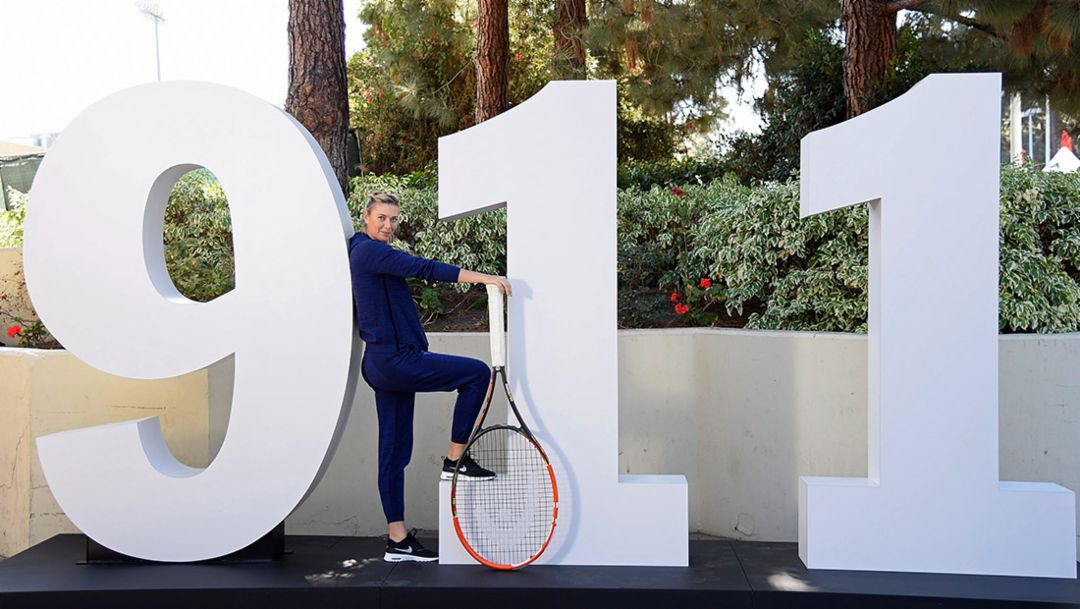 Maria Sharapova (Russland), Porsche Markenbotschafterin, Maria Sharapova & Friends, Los Angeles, 2015, Porsche AG