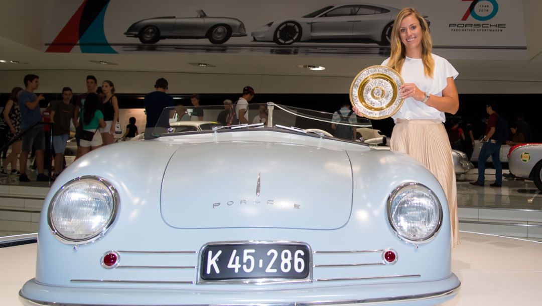 Angelique Kerber, Porsche Brand Ambassador, press conference, Porsche Museum, 2018, Porsche AG