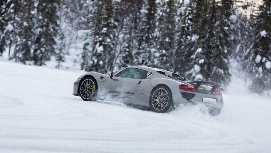 918 Spyder, Porsche Driving Experience, Ice Force, Levi, Finnland, 2015, Porsche AG