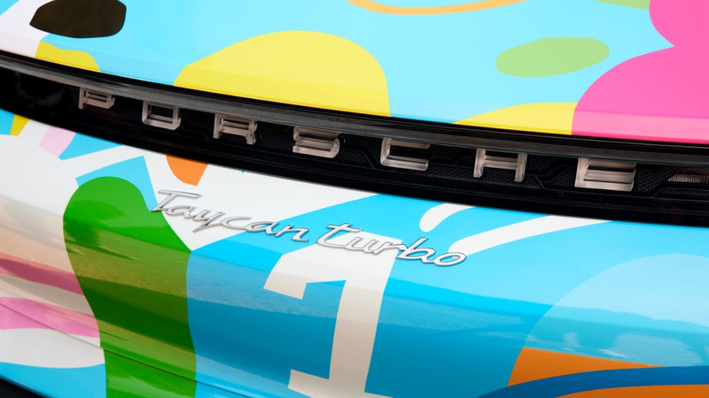 Digital Taycan art car, Porsche Cars Australia, 2021, Porsche AG