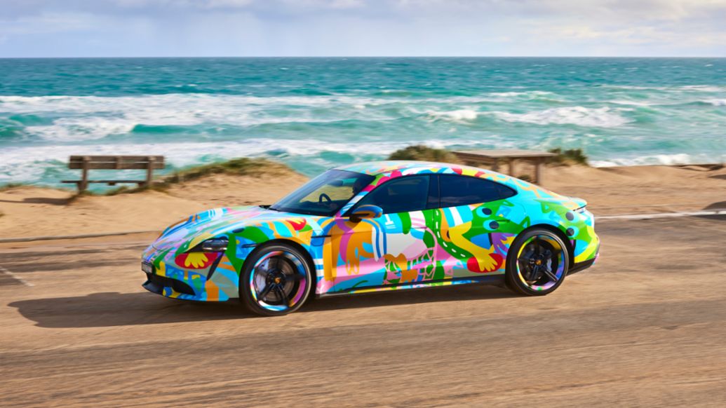 Porsche Cars Australia commissions ‘digital Taycan art car’ for a good cause - Image 7