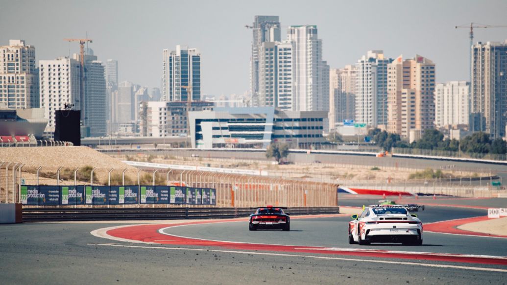 911 GT3 Cup, 24-Stunden-Rennen Dubai, 2022, Porsche Schweiz AG