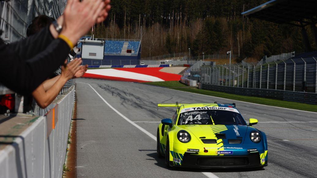 Porsche Sprint Challenge Suisse: GT3 Cup; 2023, Spielberg, Johannes Kapfinger, Porsche Schweiz AG