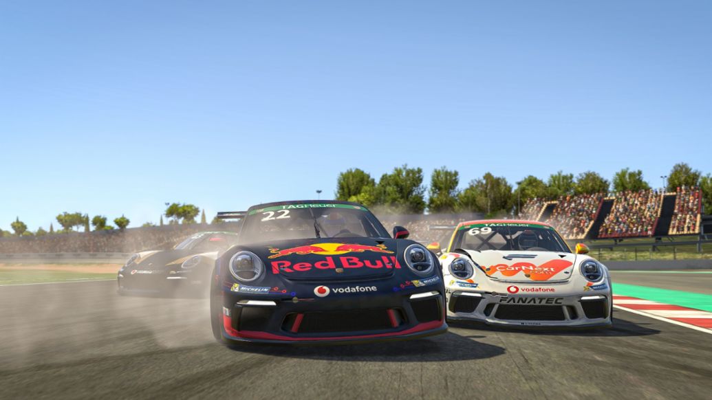 911 GT3 Cup, Porsche TAG Heuer Esports Supercup, Barcelona, 2020, Porsche AG