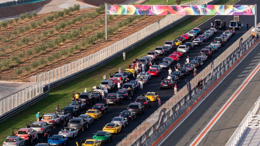 Celebración del 75º aniversario de Porsche, Circuito Ricardo Tormo, Valencia, 2023 Porsche Ibérica