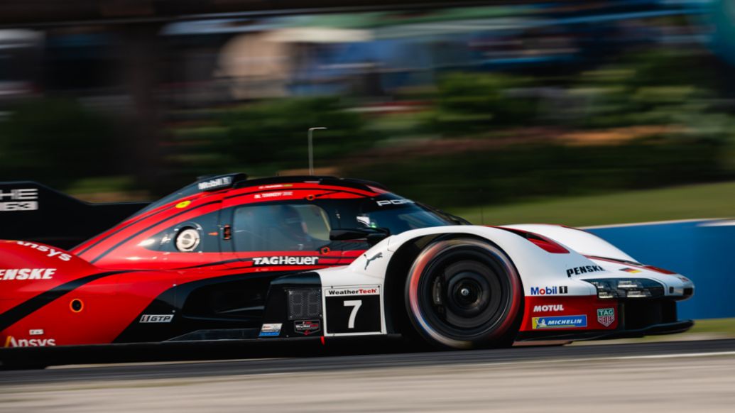 Porsche 963, Porsche Penske Motorsport (nº 7), Felipe Nasr (BRA), Nick Tandy (GB), Road America, campeonato IMSA, 2025, Porsche AG