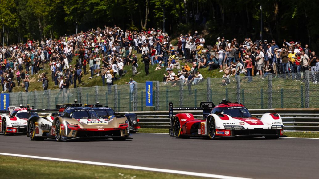 Porsche 963, Porsche Penske Motorsport (nº 5), Julien Andlauer (FRA), Michael Christensen (DIN), Nico Müller (SUI), 6 Horas de Spa-Francorchamps, Campeonato del Mundo de Resistencia FIA (WEC), 2025, Porsche AG