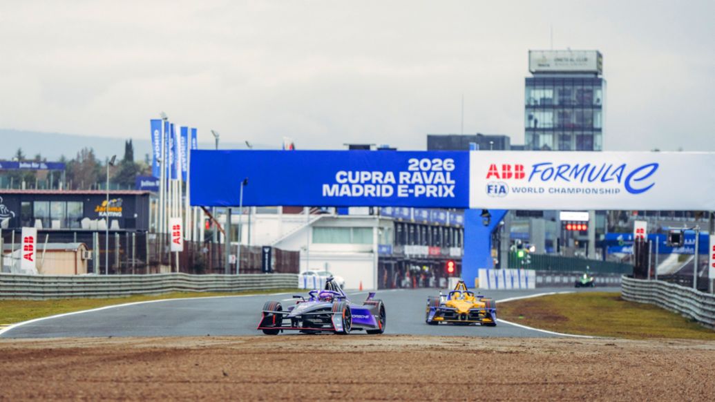 Pascal Wehrlein, Porsche 99X Electric (n&ordm; 94), E-Prix de Madrid, 2026, Porsche AG