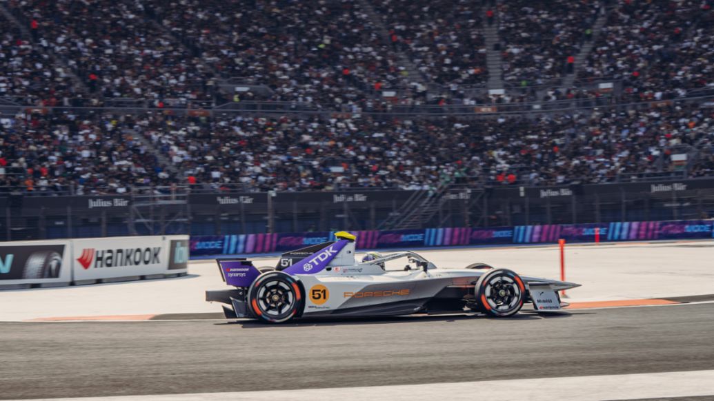 Nico M&uuml;ller, Porsche 99X Electric (n&ordm; 51), E-Prix de Ciudad de M&eacute;xico, 2026, Porsche AG
