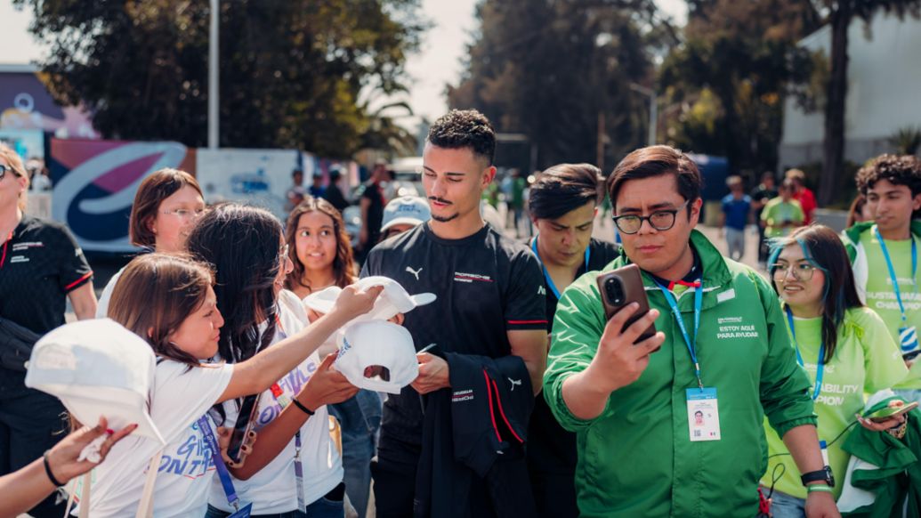 Pascal Wehrlein, piloto oficial del equipo Porsche F&oacute;rmula E, E-Prix de Ciudad de M&eacute;xico, 2026, Porsche AG