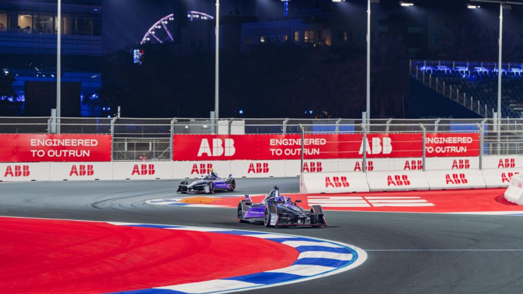 Pascal Wehrlein, Porsche 99X Electric (n&ordm; 94), 1&ordf; carrera del E-Prix de Yeda, 2026, Porsche AG