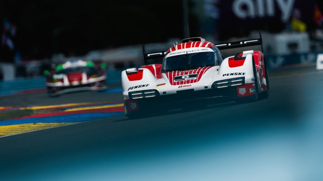 Porsche 963, Porsche Penske Motorsport (n&ordm; 6), K&eacute;vin Estre (FRA), Laurens Vanthoor (BEL), 6 Horas de Watkins Glen, campeonato IMSA, 2026, Porsche AG