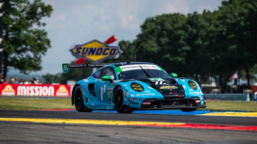 Porsche 911 GT3 R, Manthey 1st Phorm (n&ordm; 912), Ryan Hardwick (EE. UU.), Richard Lietz (Austria), Riccardo Pera (ITA), 6 Horas de Watkins Glen, campeonato IMSA, 2026, Porsche AG