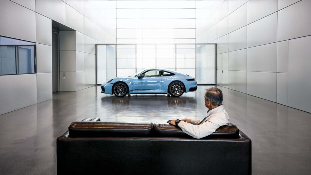 Michael Mauer, Vicepresidente de Style Porsche, 911 Carrera T, 2023, Porsche AG