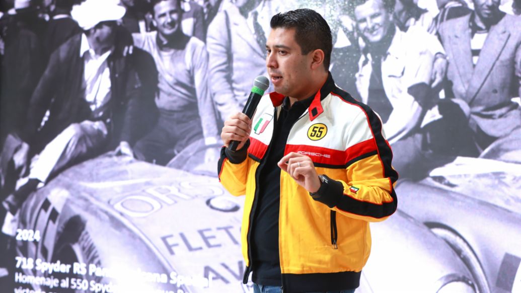 Luis Santana, Head of Marketing de Porsche de México, XXXVIII La Carrera Panamericana, Porsche de México, 2025.