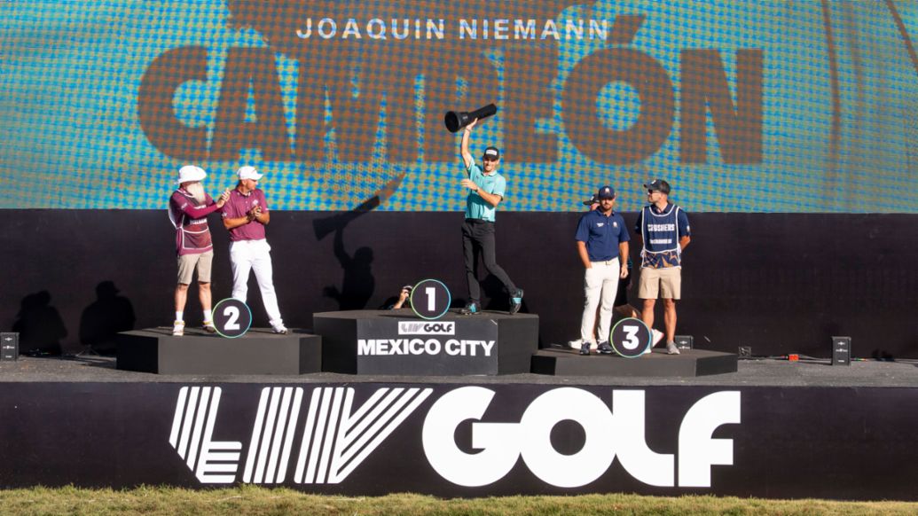 LIV Golf 2025, Club de Golf Chapultepec, Ciudad de México, Porsche de México, 2025.