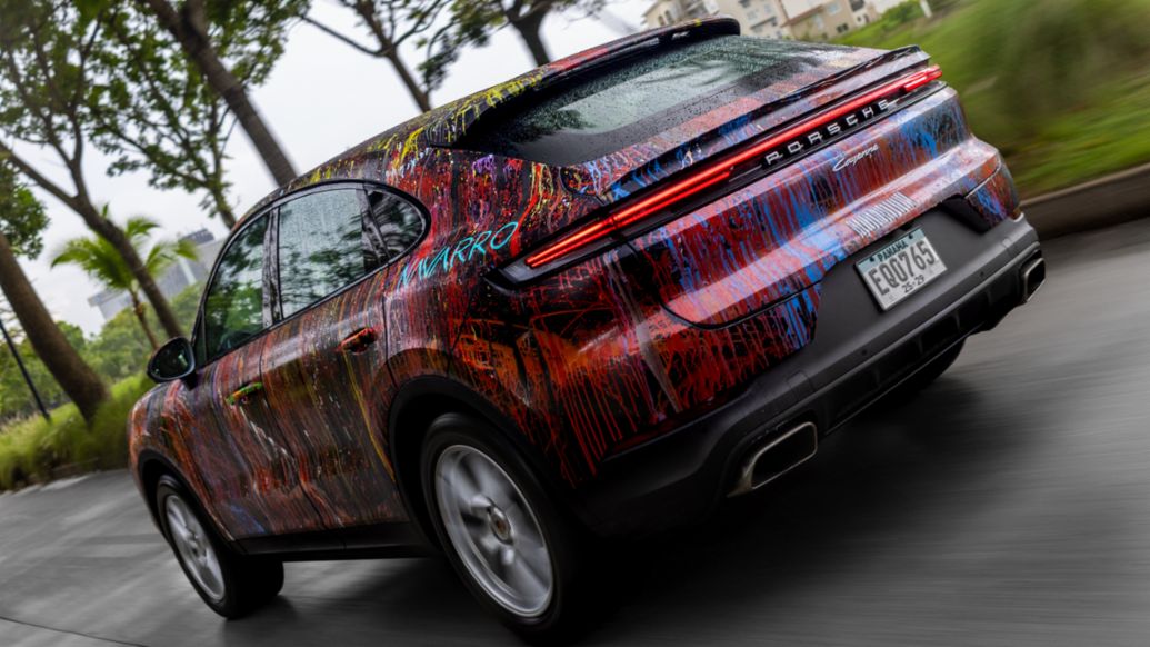 Porsche Cayenne Coupé intervenido artísticamente
