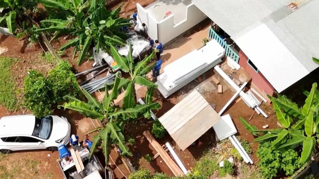 Porsche Panamá construye una nueva vivienda en colaboración con TECHO
