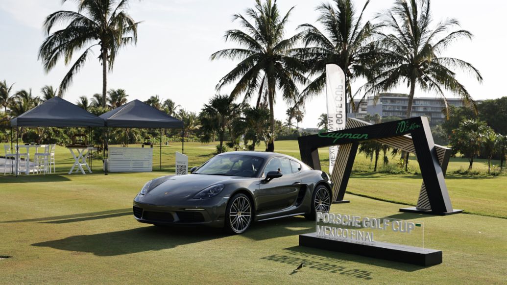 Porsche 718 Cayman, Porsche Golf Cup Mexico Final, Puerto Cancún Golf Club, Porsche de México.