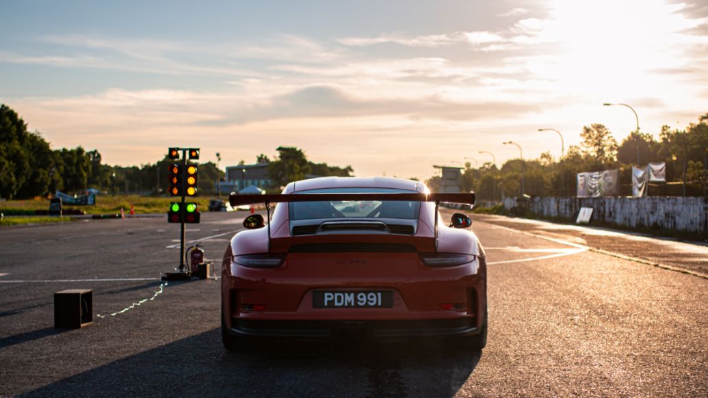 Porsche 911 GT3 RS of Trinidadian driver Sean Shairsingh, Porsche Trinidad &amp; Tobago, 2025, Photographer Esmond Zeus Edwards