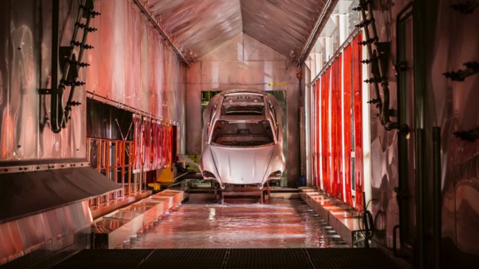 Kathodische Tauchlackierung, 2020, Porsche AG