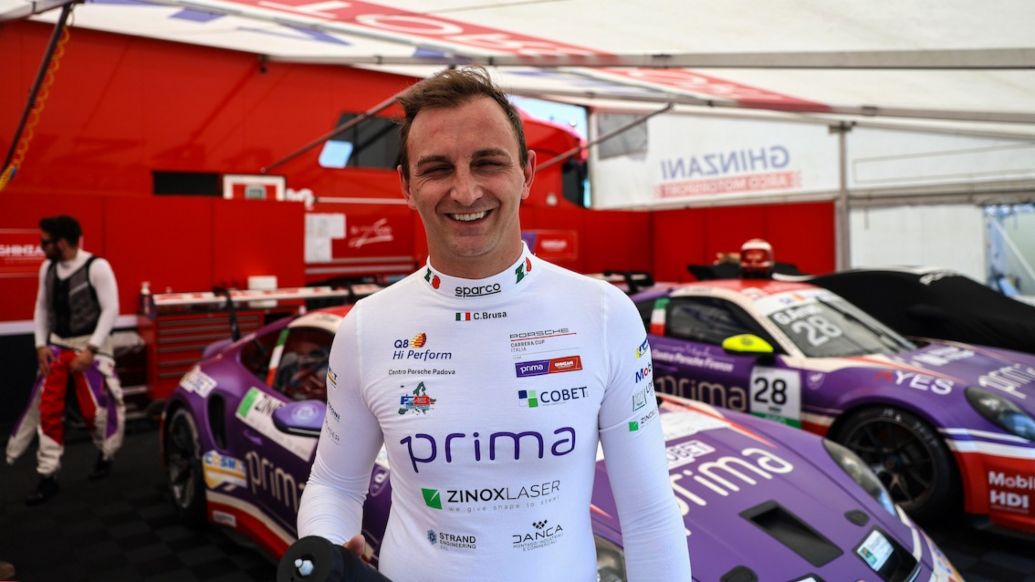 Cesare Brusa arriva a Vallelunga da leader in Michelin Cup
