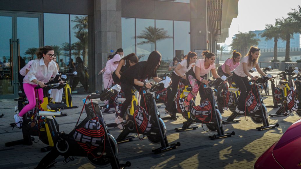 Porsche Centre Bahrain partners with UFC Gym to raise awareness for Breast Cancer, Bahrain, 2025, Porsche Middle East