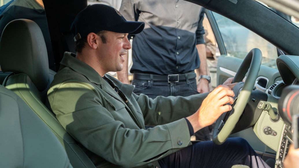 Phillip Sarofim, entrepreneur and car collector, Cayenne GTS (2009), Sonderwunsch, Icons of Porsche, Dubai, 2025, Porsche Middle East