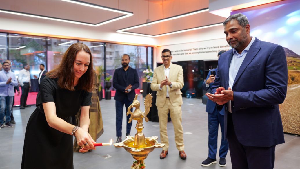 Dr. Christiane-Zorn, Vice President Region Overseas and Emerging Markets at Porsche AG, Porsche Centre Hyderabad, India, 2026, Porsche Middle East