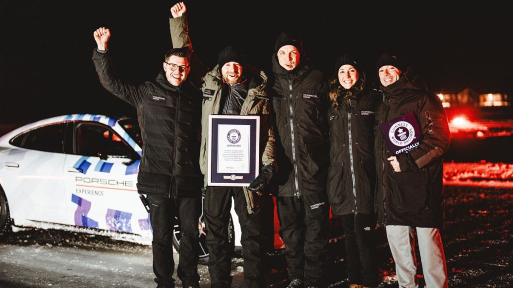 Taycan GTS, Guinness World Records, Lapland, 2025, Porsche AG